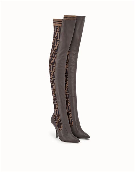 fendi force boot|thigh high Fendi boots.